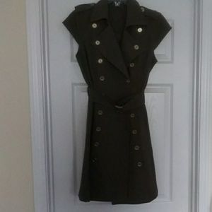 Calvin Klein double button Dress